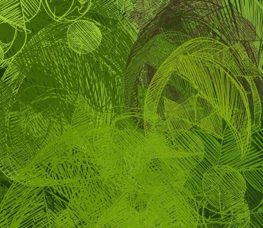 Yeşil yapraklı soyut arkaplan