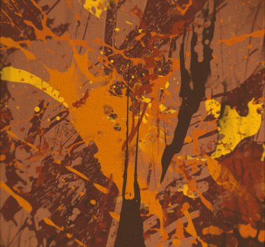 Metin için yeri olan boya lekeleriyle soyut arkaplan 