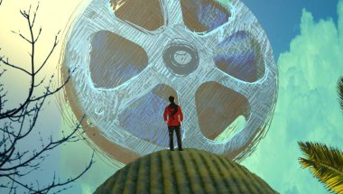 Soyut sanat dokusu. Renkli doku. Modern sanat eserleri. Renkli görüntü. Modern sanat. Çağdaş sanat.