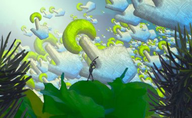 yeşil ve beyaz arkaplan