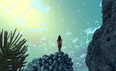 Soyut sanat dokusu. Renkli doku. Modern sanat eserleri. Renkli görüntü. Modern sanat. Çağdaş sanat.