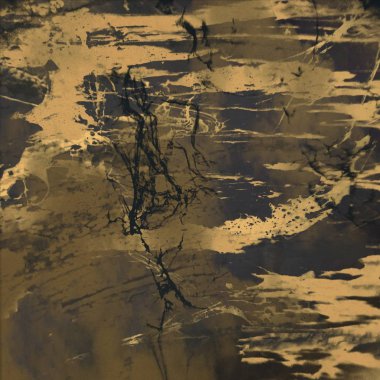 Metin için yeri olan boya lekeleriyle soyut arkaplan  