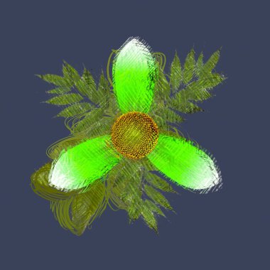 kopya alanı ile arka plan için sanatsal renkli illüstrasyon