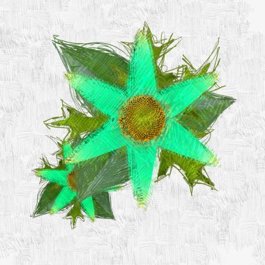 Beyaz arkaplanda Noel süslemesi