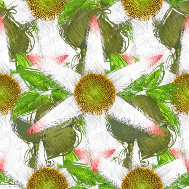 Çiçeklerle kusursuz bir arkaplan