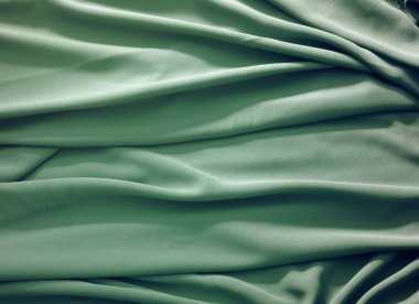 Yeşil kumaş arka plan dokusu