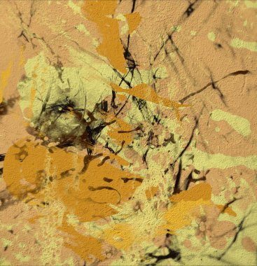 Metin için yeri olan boya lekeleriyle soyut arkaplan       