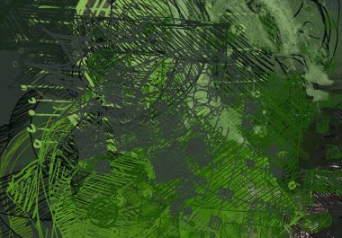 Yeşil yapraklı soyut arkaplan