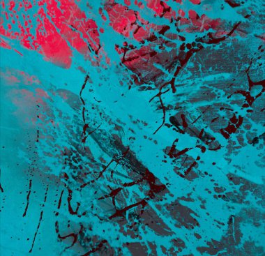 Metin için yeri olan boya lekeleriyle soyut arkaplan