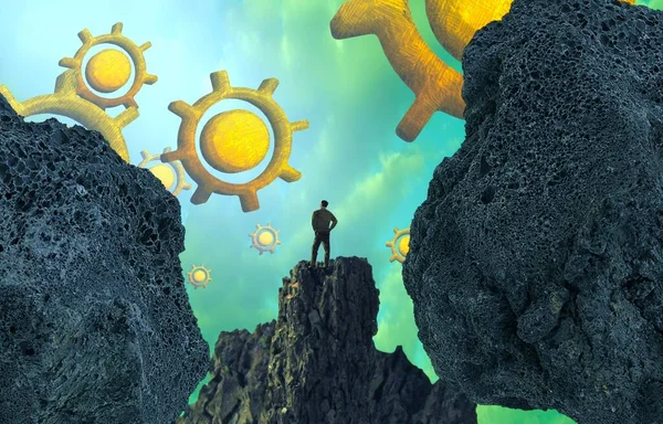 Kumsalda oturan kadın.