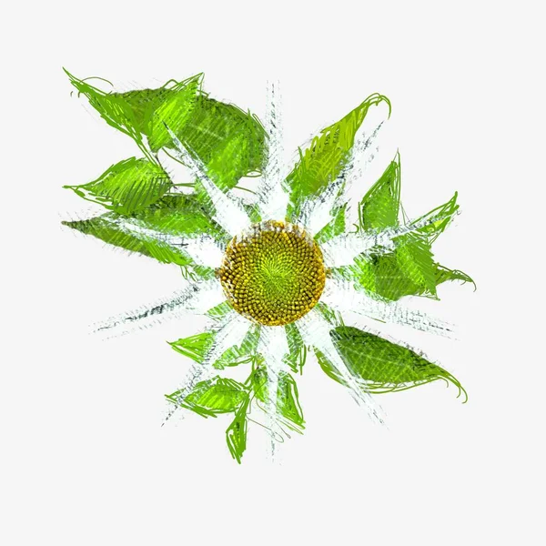 Eskipli arka planda dağınık grungy çiçek