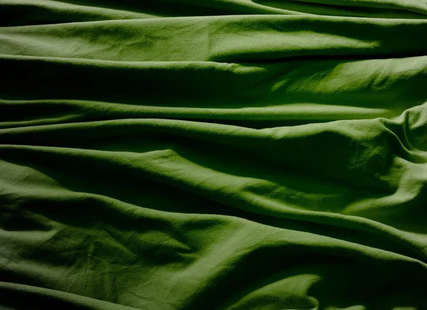 Textura Fondo Seda Verde — Foto de Stock