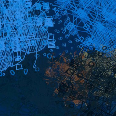 Farklı renk kalıplarına sahip soyut grunge arkaplanı 