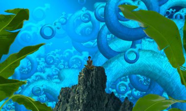 metin için alanı olan soyut kavramsal yaratıcı arkaplan 