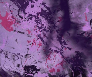 Metin için yeri olan boya lekeleriyle soyut arkaplan