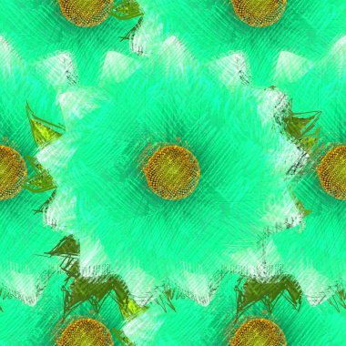 Dağınık tarzda çiçek çizim, grungy arka plan.