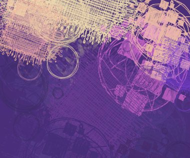 Farklı renk kalıplarına sahip soyut grunge arkaplanı 