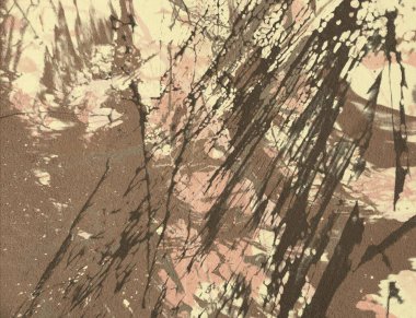 Metin için yeri olan boya lekeleriyle soyut arkaplan