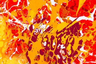 metin için alan ile arka planda soyut renkli lekeler  