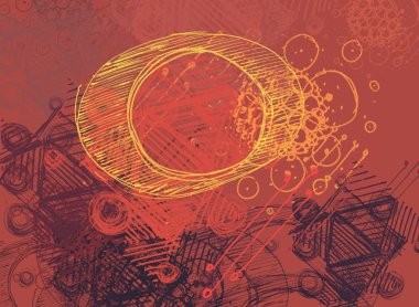 Farklı renk kalıplarına sahip soyut grunge arkaplanı 