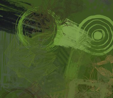 Farklı renk kalıplarına sahip soyut grunge arkaplanı 