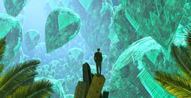 havuzda güzel kadın