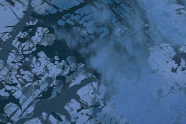 Metin için yeri olan boya lekeleriyle soyut arkaplan