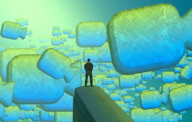 havuzda modern araba