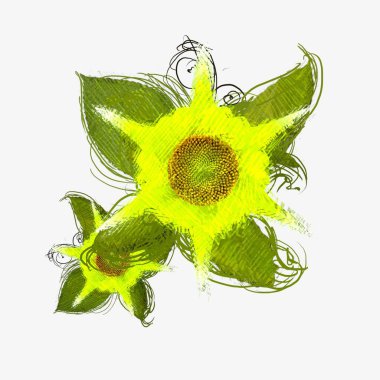 Beyaz arka plan üzerinde izole suluboya