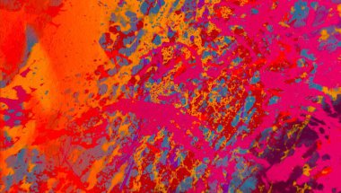 Metin için yeri olan boya lekeleriyle soyut arkaplan  