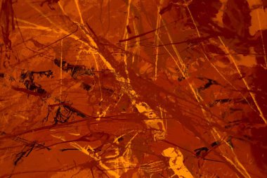 Metin için yeri olan boya lekeleriyle soyut arkaplan