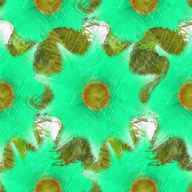 Dağınık tarzda çiçek çizim, grungy arka plan.