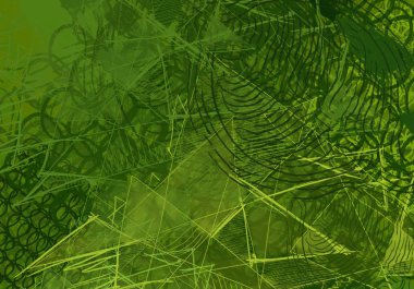 Yeşil yapraklı soyut arkaplan