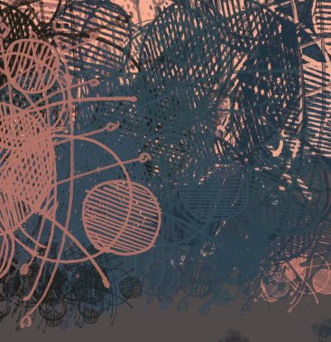 Farklı renk kalıplarına sahip soyut grunge arkaplanı 