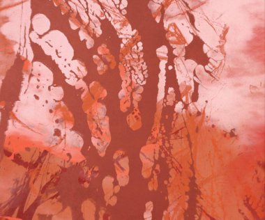 Metin için yeri olan boya lekeleriyle soyut arkaplan