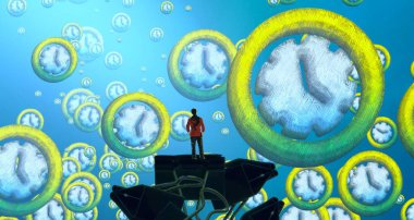 arka plan ile renkli balonlar