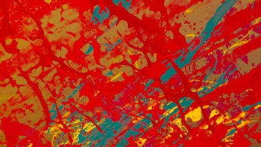 Arkaplanda soyut renkli lekeler