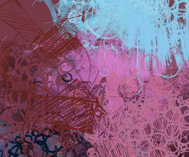 Çiçeklerle soyut arkaplan