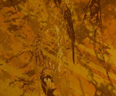 metin için alan ile arka planda soyut renkli lekeler