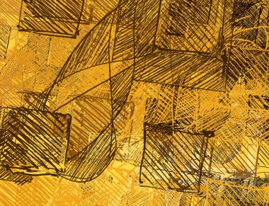 altın desenleri ile grunge arka plan
