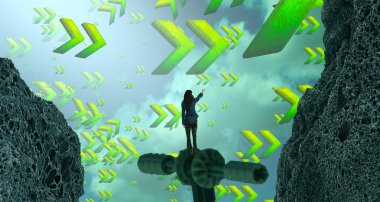 yeşil ağacın soyut arka plan