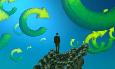 yeşil ağacın vektörü