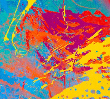 Arkaplanda soyut renkli lekeler  