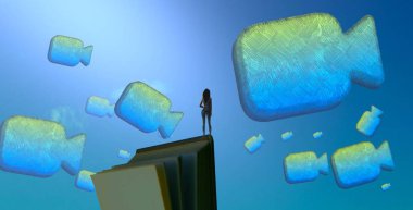 mavi ve beyaz arkaplan