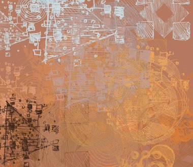 metin için alanı olan grunge arkaplanı