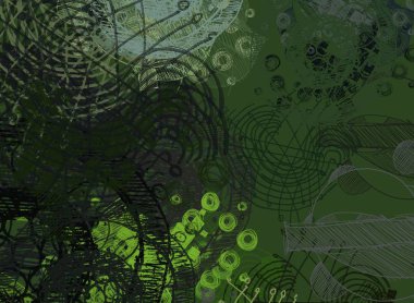 Yeşil yapraklı arkaplan