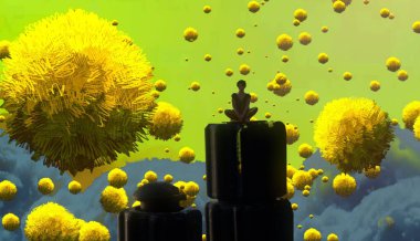 metin için alanı olan soyut kavramsal yaratıcı arkaplan 