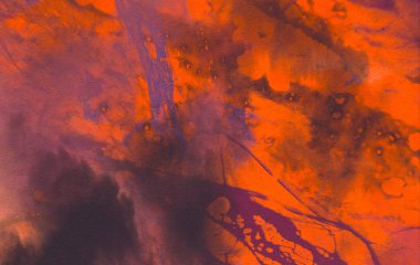 Metin için yeri olan boya lekeleriyle soyut arkaplan