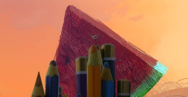 metin için alanı olan soyut kavramsal yaratıcı arkaplan 