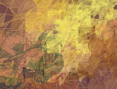 Sonbahar yapraklı grunge arkaplanı